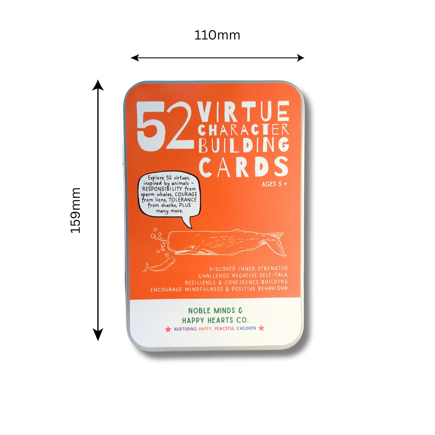 52 Virtue and Character/Strength Building Well-Being Cards for Children