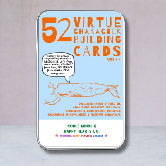 52 Virtue and Character/Strength Building Well-Being Cards for Children
