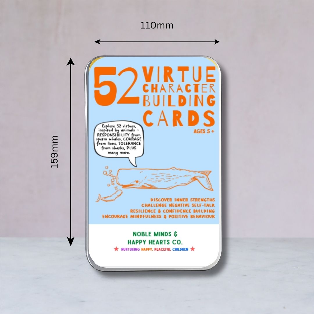 52 Virtue and Character/Strength Building Well-Being Cards for Children
