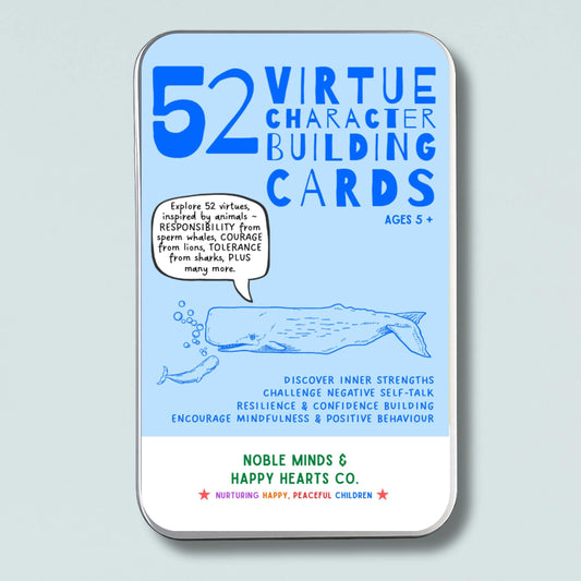 52 Virtue and Character/Strength Building Well-Being Cards for Children