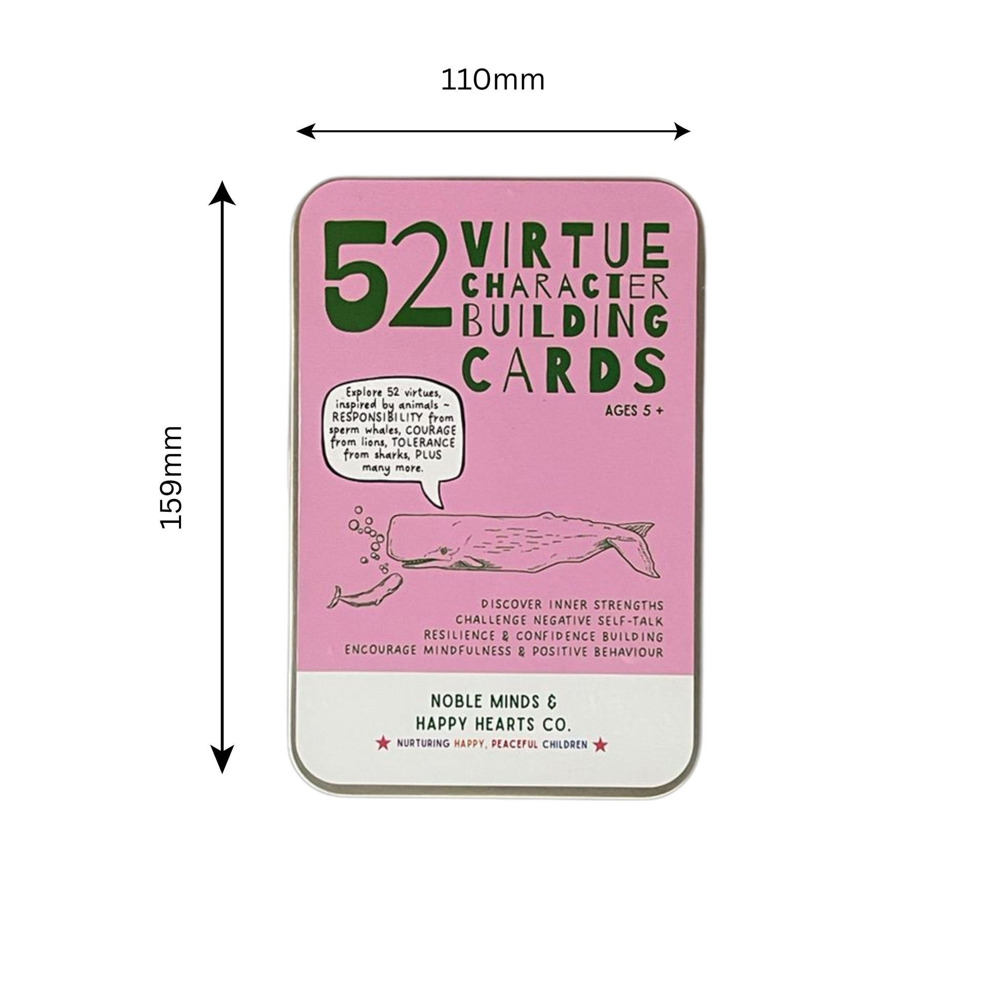 52 Virtue and Character/Strength Building Well-Being Cards for Children