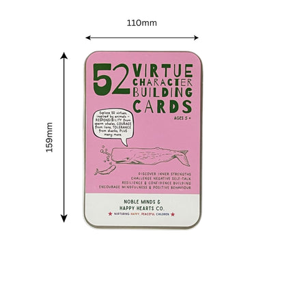 52 Virtue and Character/Strength Building Well-Being Cards for Children